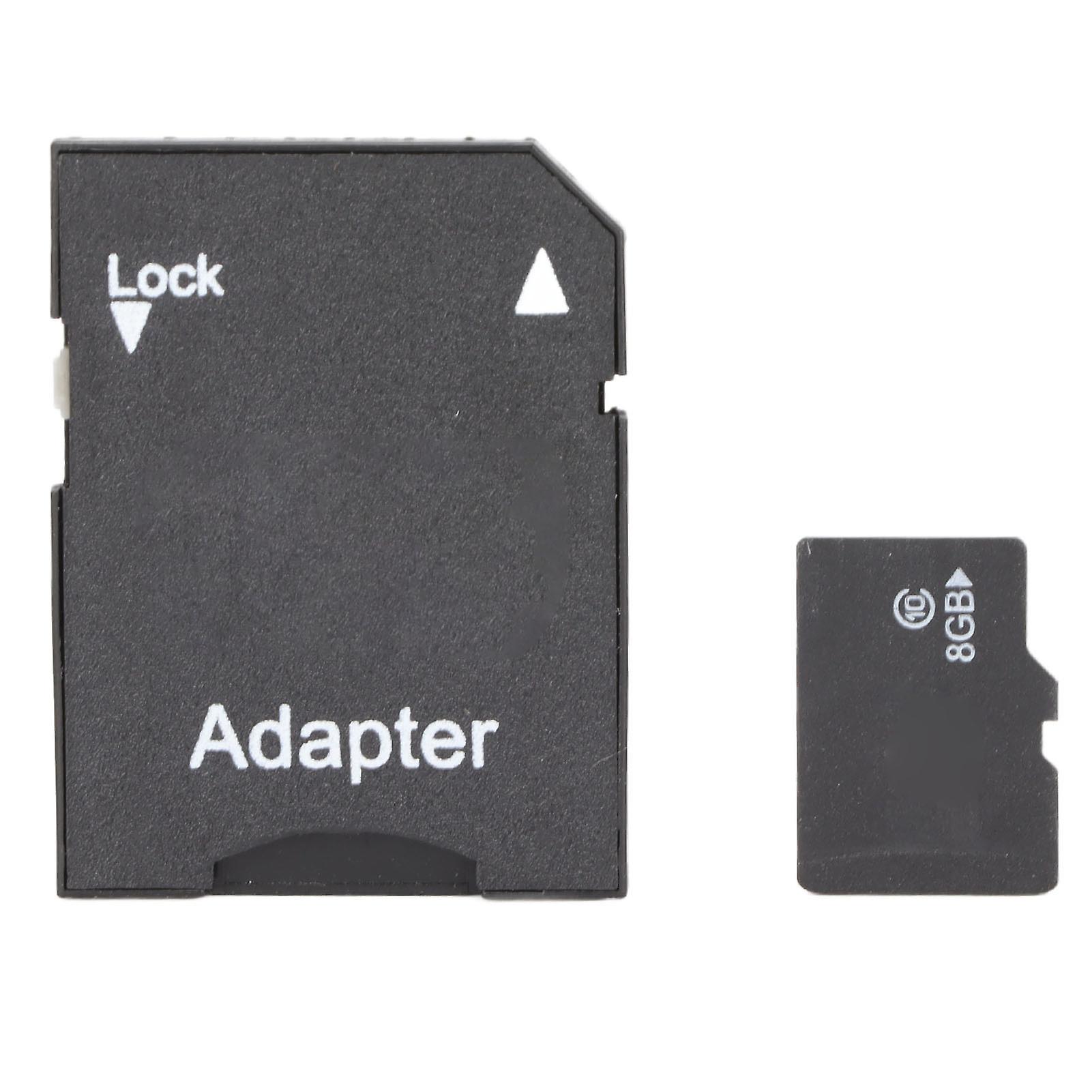 8G TF Card High Speed Chip Waterproof Stable Transmission 8G TF Card Strong Compatibility with SD Card Adapter