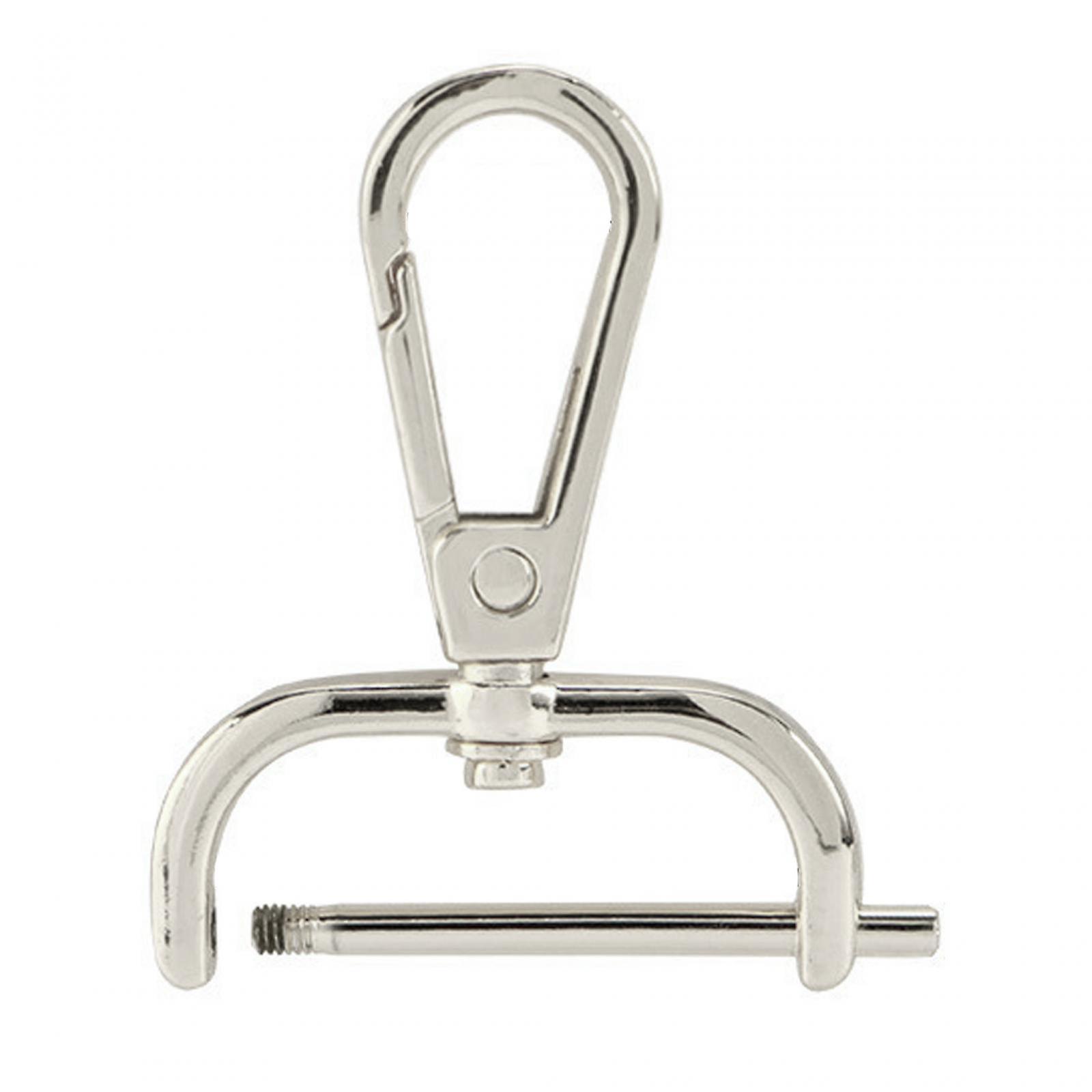 Swivel Snap Hooks Replacement DIY Crafts Trigger Clips Swivel Lobster Clasps 16mm Silver