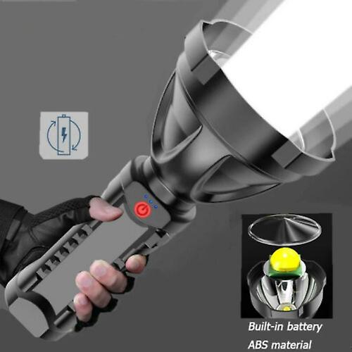 Outdoor Super 10000Lm Led Torch Flashlight USB Rechargeable Portable Searchlight