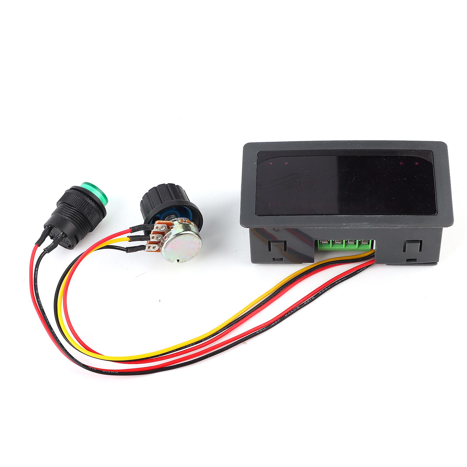 CCM5D Régulateur de moteur d’affichage numérique PWM DC 6V 12V 24V Contrôleur de vitesse réglable en continu