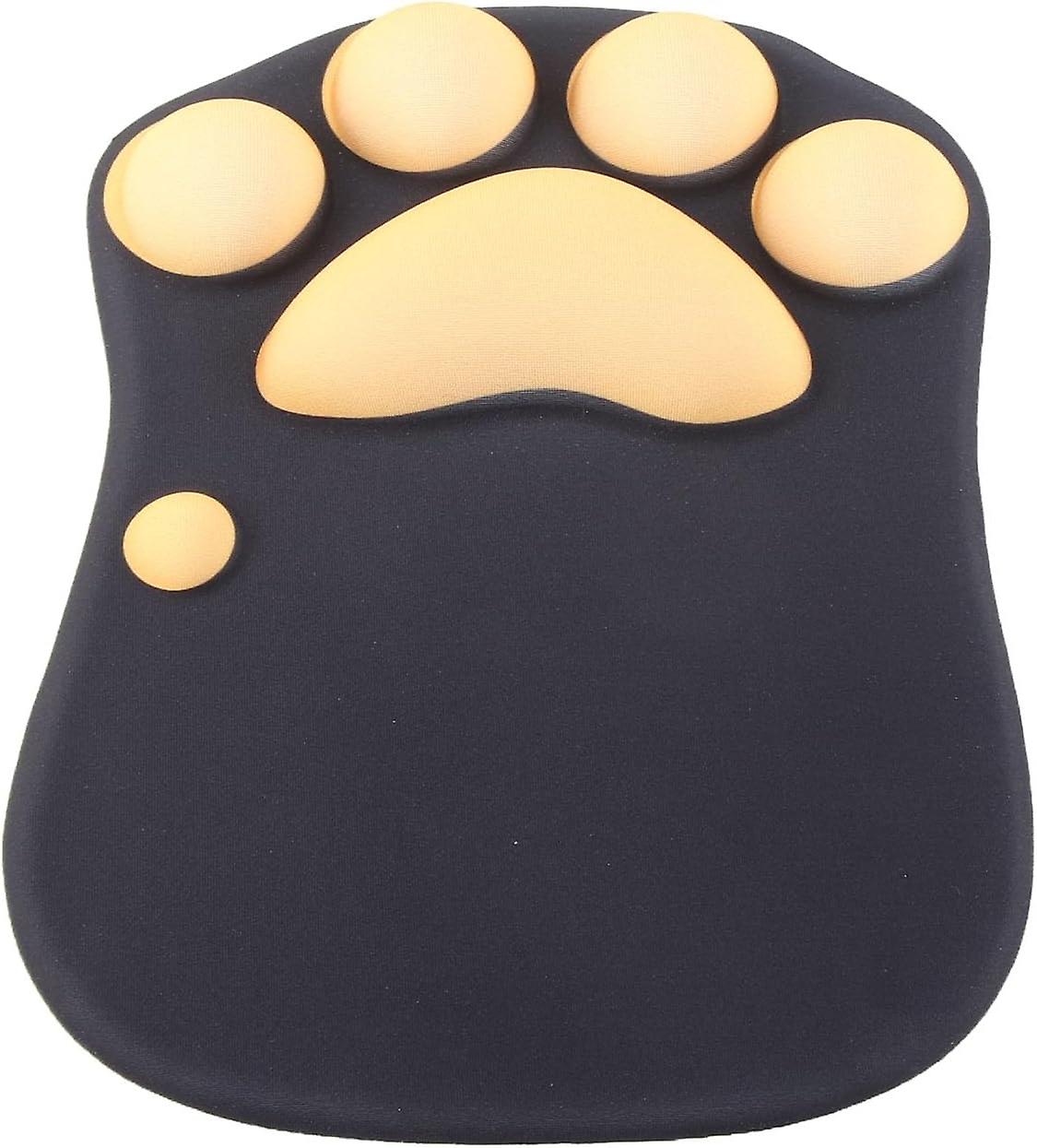 Ergonomic Design Wrist Rest Mouse Pad with Cartoon Claw, Soft Comfortable Support for Home Game Offi