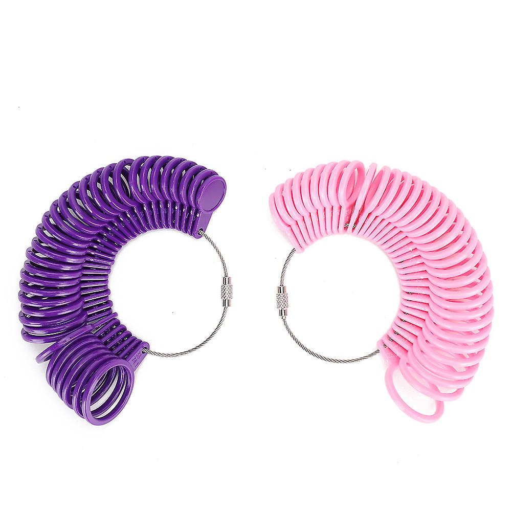 Adjustable Ring Sizer Tools - 4Pcs Finger Measuring Components for Easy Jewelry Crafting