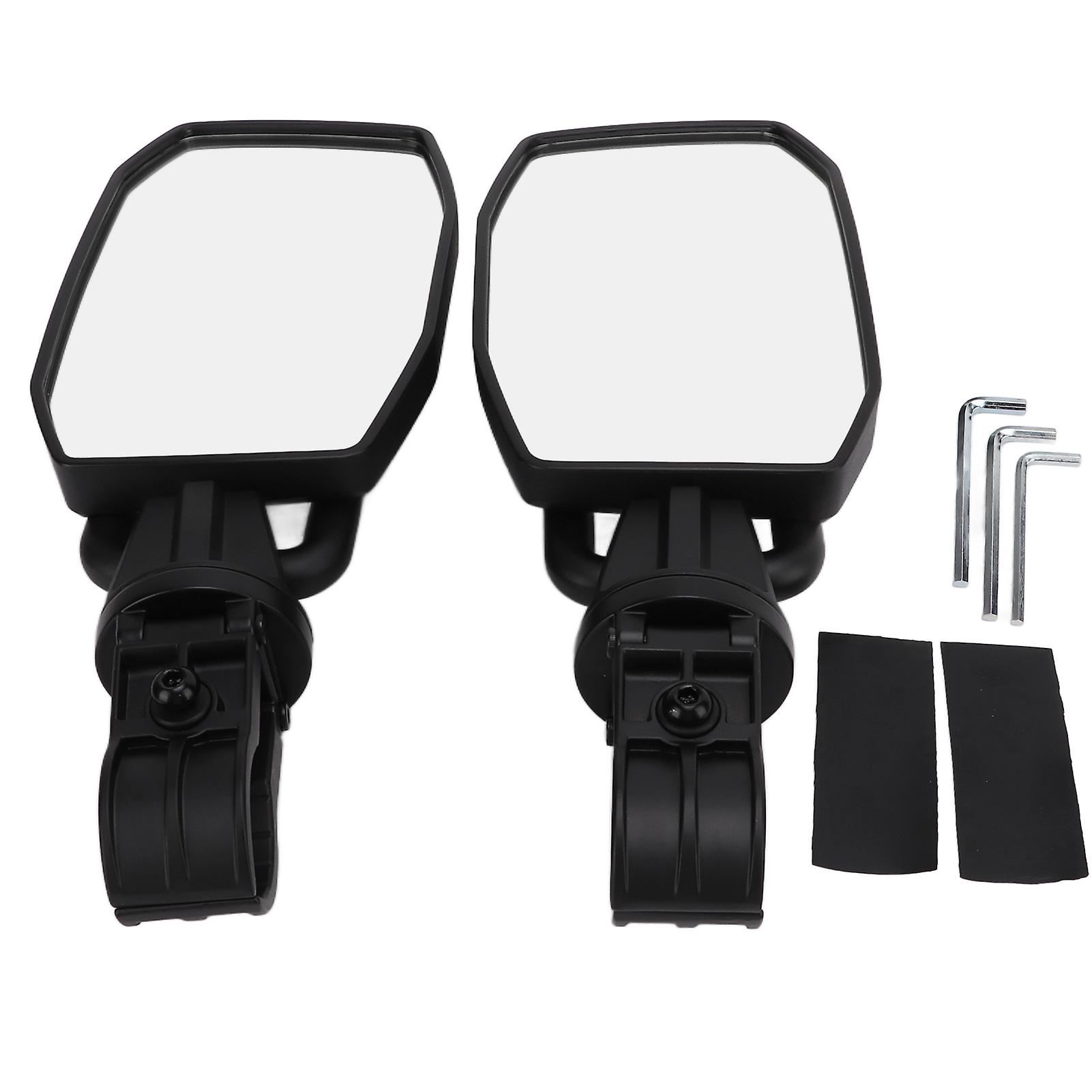 2PCS UTV Side View Mirror Adjustable Replacement for Kawasaki Teryx with 1.875in Bars