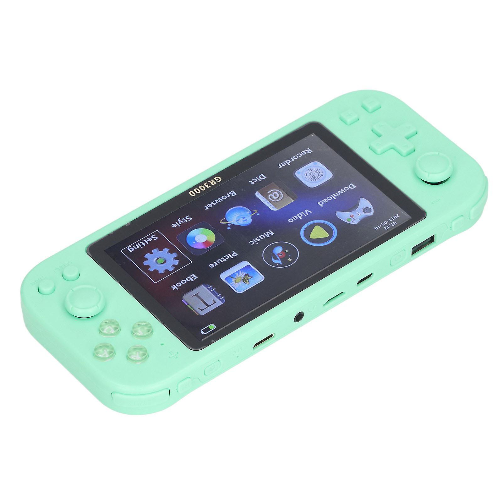 Electric Game Player 5.1in High Definition Display Portable Vintage Controller Game Console Green 