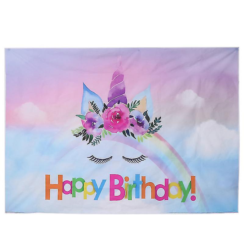 1pcs Photography Backgroundunicorn Backdrop