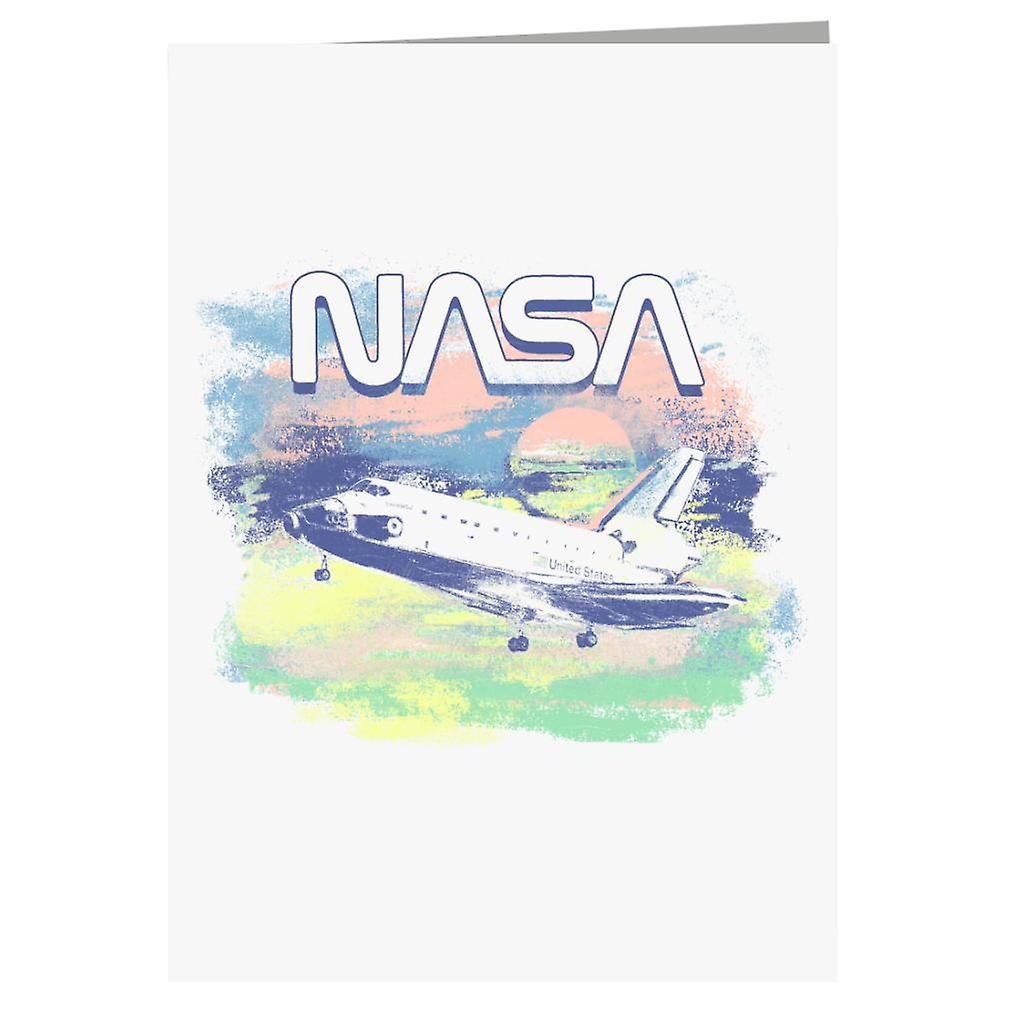 NASA Painted Take Off Greeting Card