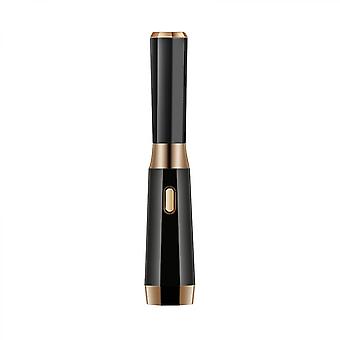 Veeki Heated Eyelash Curler, USB Rechargeable Silicone Comb Eyelash Curler Quick Natural Curling 24h Long-Lasting CurlingBlack