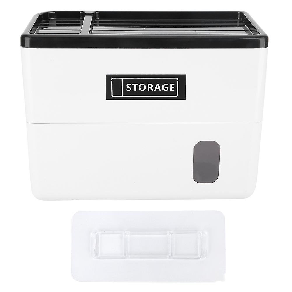 Wall mounted Waterproof Toilet Paper Holder Bathroom Tissue Box Garbage Bag Shelf