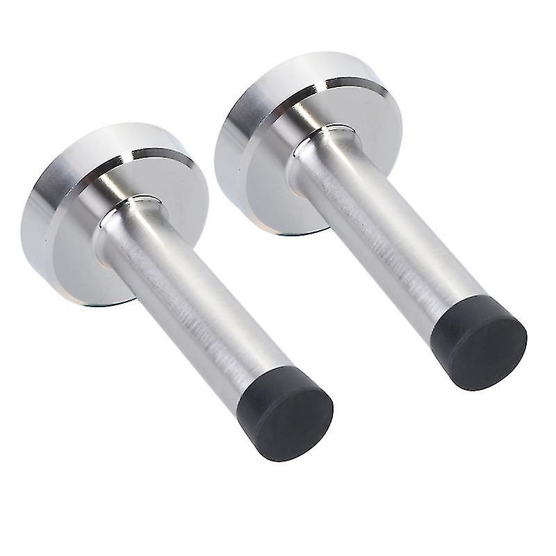 2pcs Door Stop With Rubber Bumper