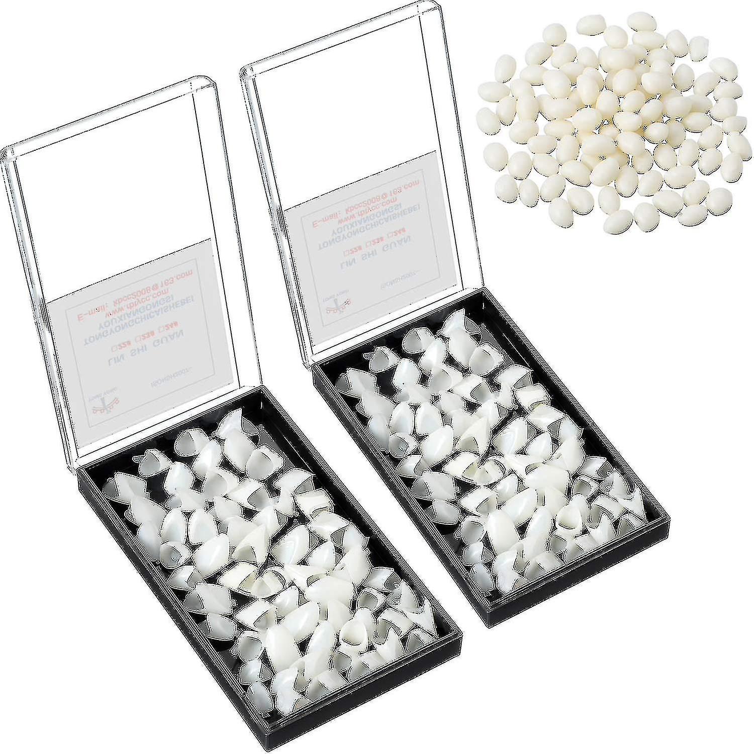 100 Piece Dental Temporary Crowns Front Teeth Back Teeth Temporary Teeth Replacement Kit