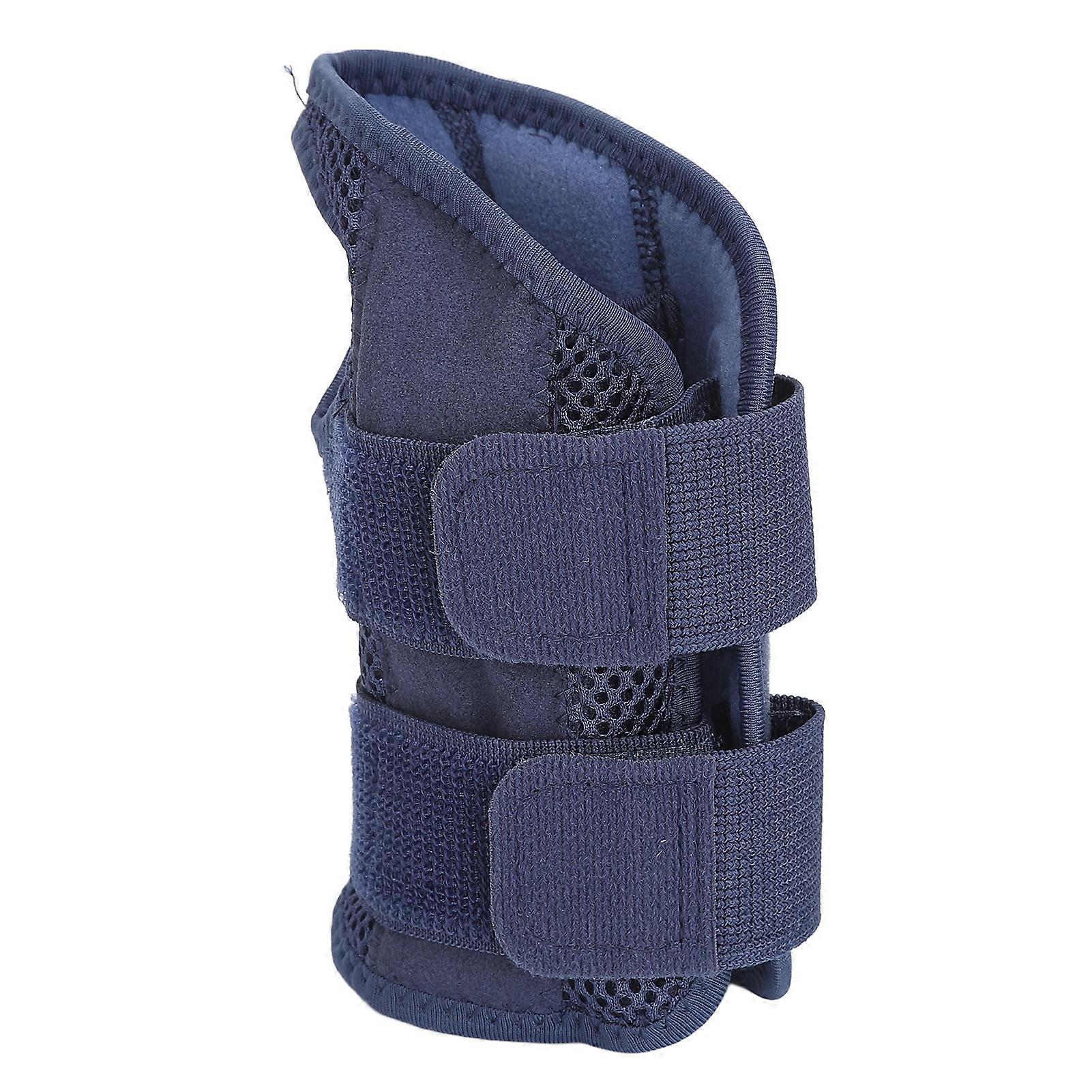Compression Wrist Brace Breathable Mesh Elastic Adjustable Wrist Wrap for Fitness Weightlifting Tendonitis Carpal Tunnel Left Hand S M