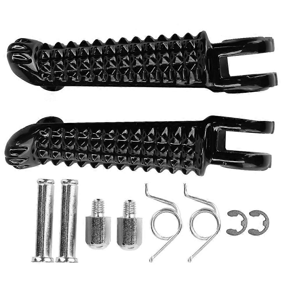 Aluminum Motorcycle Front Footpegs Pedal Replacement Fits for Yamaha YZF R1 R6 R6S E2U007