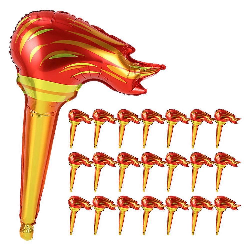 25pcs Inflatable Fun Torch Simulation Torches Props Torch Toys for Sports Competition