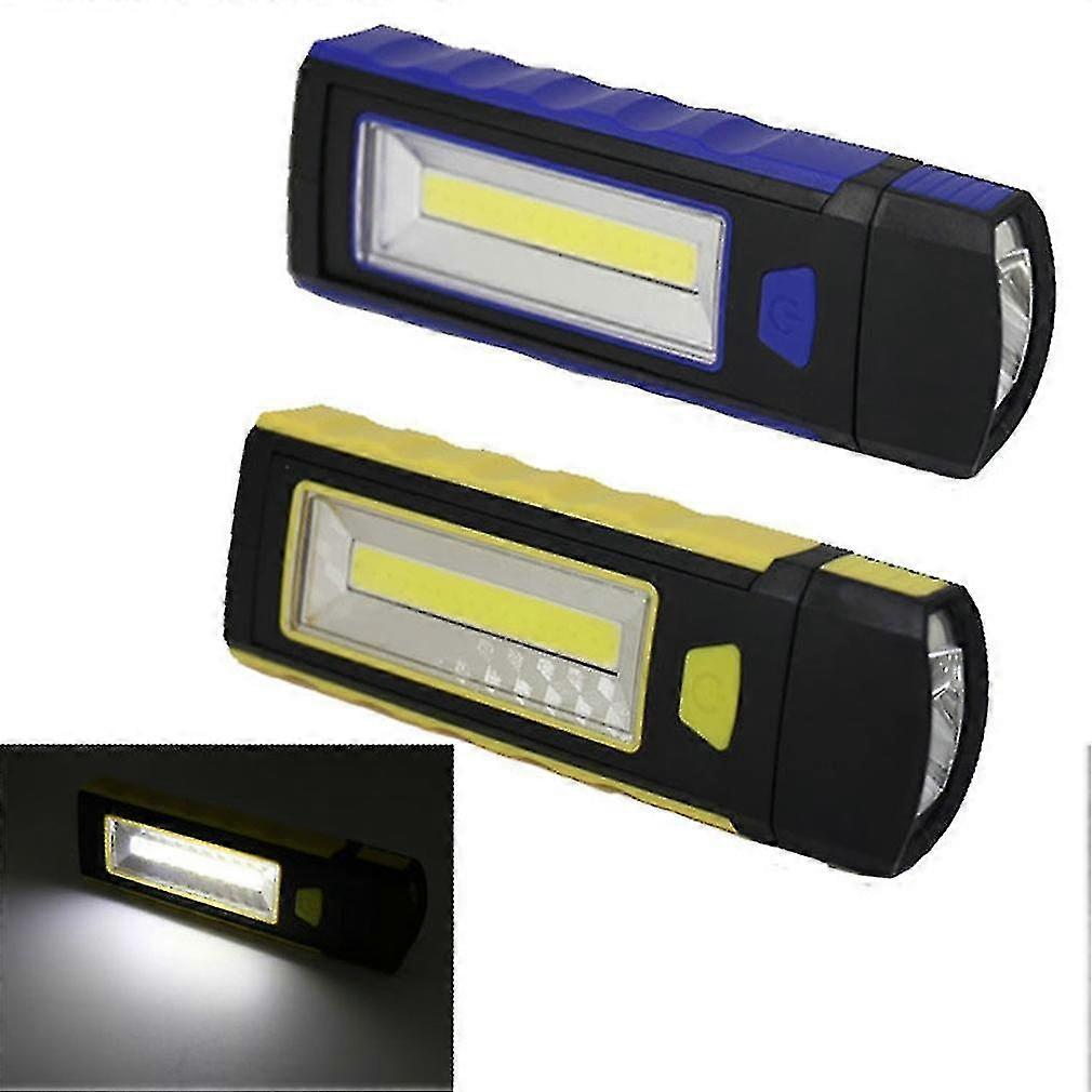 Super-bright Cob Led Magnetic Work Stand Hanging Hook Light Flashlight