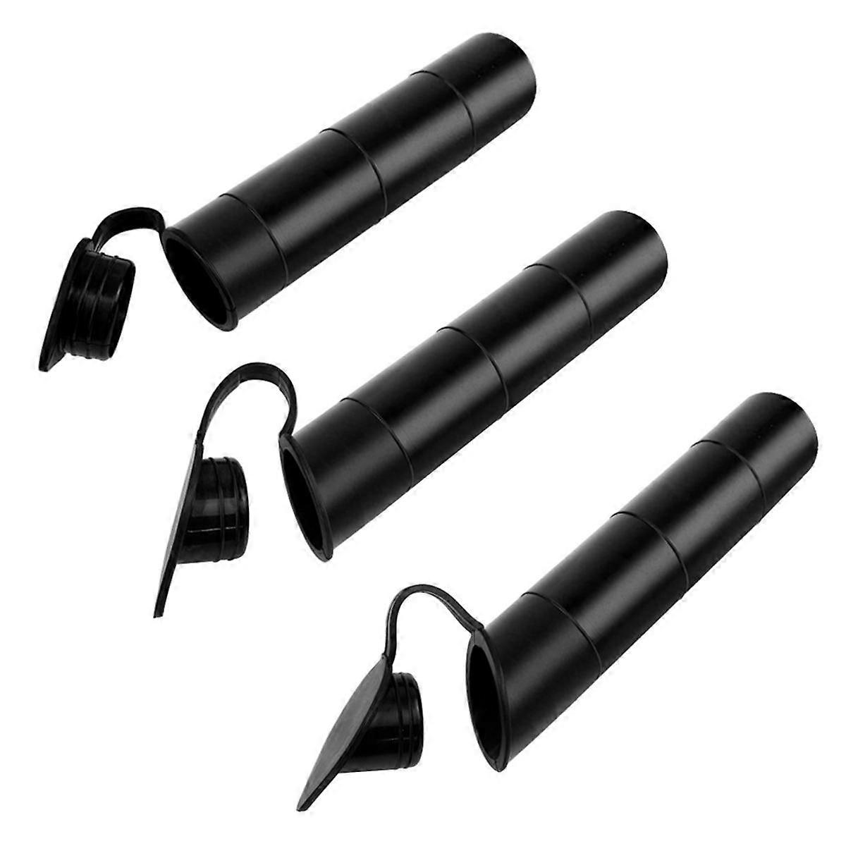 4-Piece Stainless Steel Marine Rod Holder Set - 30° Flush Mount, 9" Length, Saltwater Resistant For Boats & Fishing