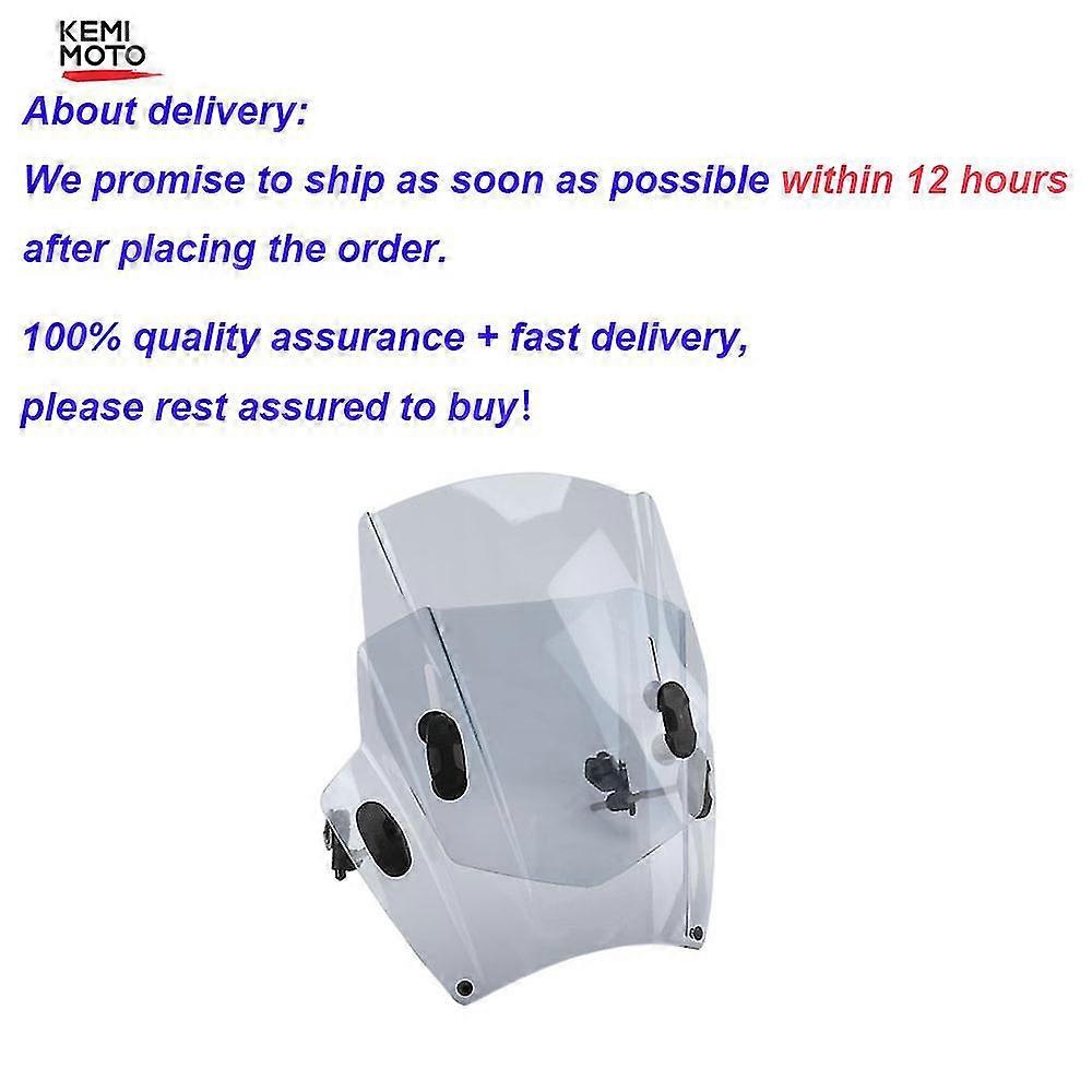 Exquisite Motorcycle Windscreen Windshield Universal Motorbikes Deflector Adjustable For Mt09 Mt07 R1 R3 Cbr600rr Cb1000r Z650 Z750 Z800