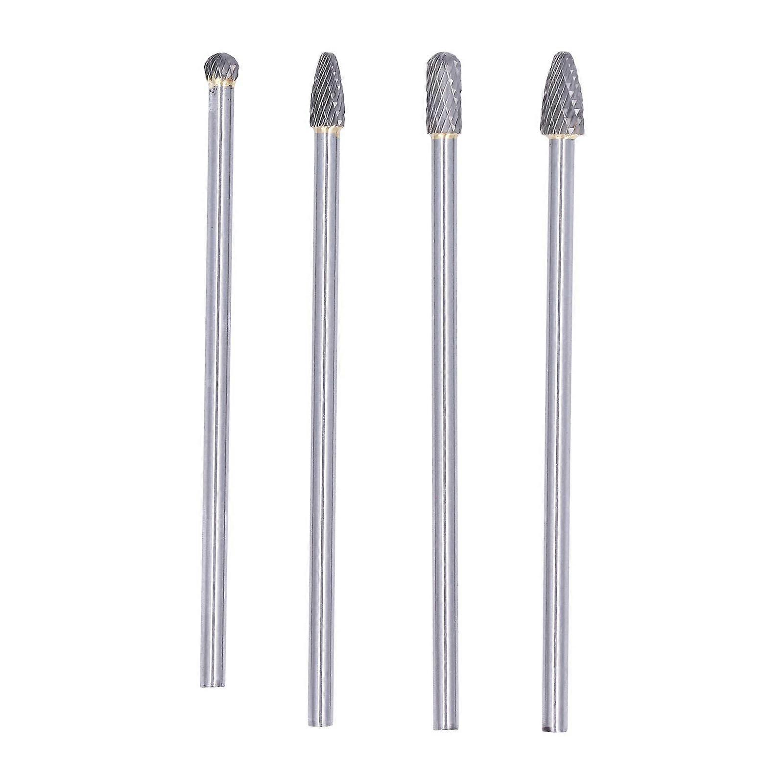 4pcs Burr καρβιδίου βολφραμίου 150?160mm/5.9?6.3in ενιαίες διπλές προμήθειες εργασίας ξύλου χάλυβα σχεδίων βολφραμίου διπλού αρχείου