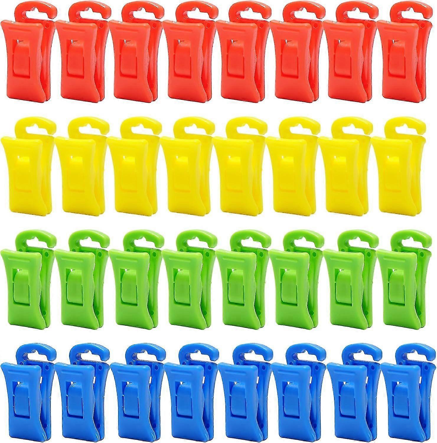 40 Sock Clips for Washing Machine and Dryer Sock Holder Washing Machine with Hooks Socks with Sock C