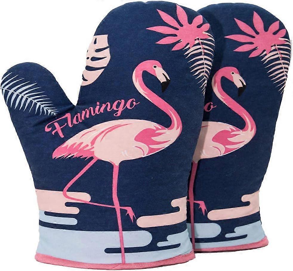 Oven Mitts - Heat Resistant Potholder Gloves for Baking and Cooking