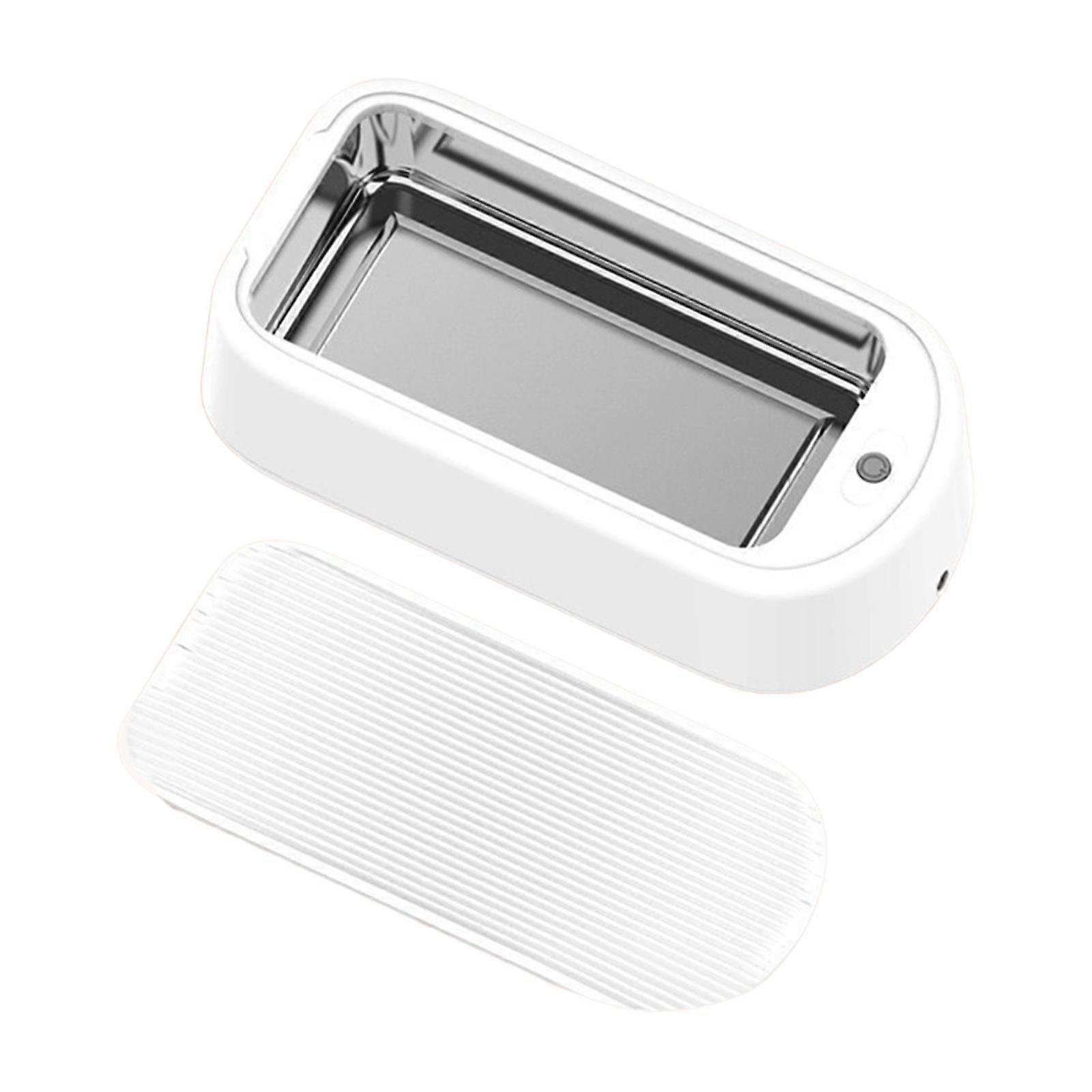 Electric Cleaner Cleaner Machine for Makeup Brushes Necklace Keys White