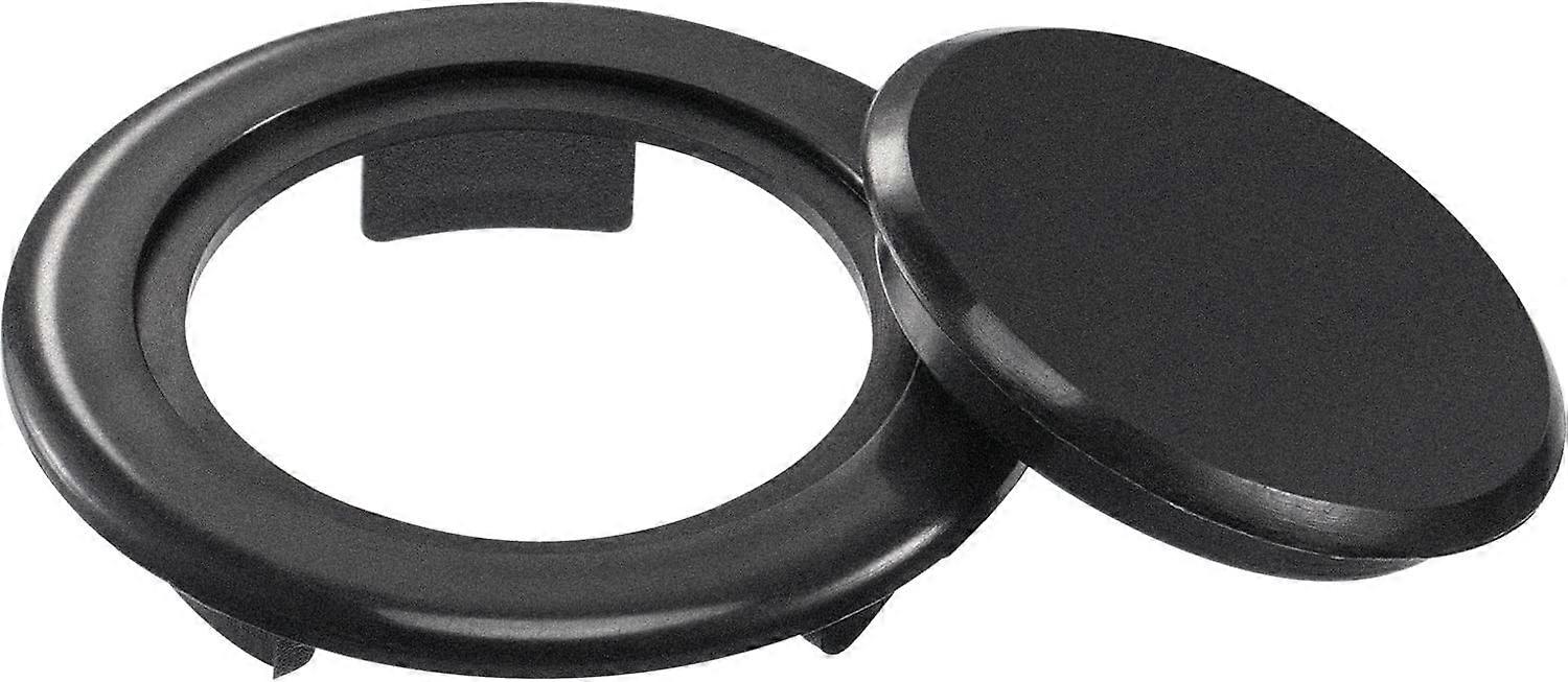 Ensemble de trou de parasol de table de patio de 2 pouces et ensemble, parapluie de taille standard plus épais (noir)