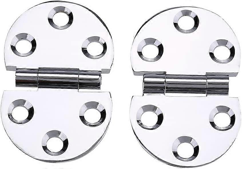 2 x Mini Copper Folding Hinges 180 Degree Rotating Folding Table Top Sewing