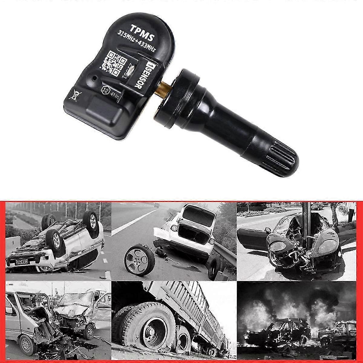 8Pcs Programmierbare MX Sensor 315MHZ + 433MHz 2 in 1 Reifendruck Sensor Monitor System Universal Bearbeiten