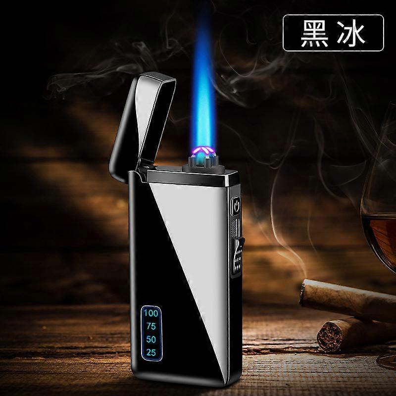 New For Electric Cooktop As Well As Gas Stove Double Electric Arc Lighter Usb Charging Electronic Windproof Cigarette Lighter Cross-Border Lettering C