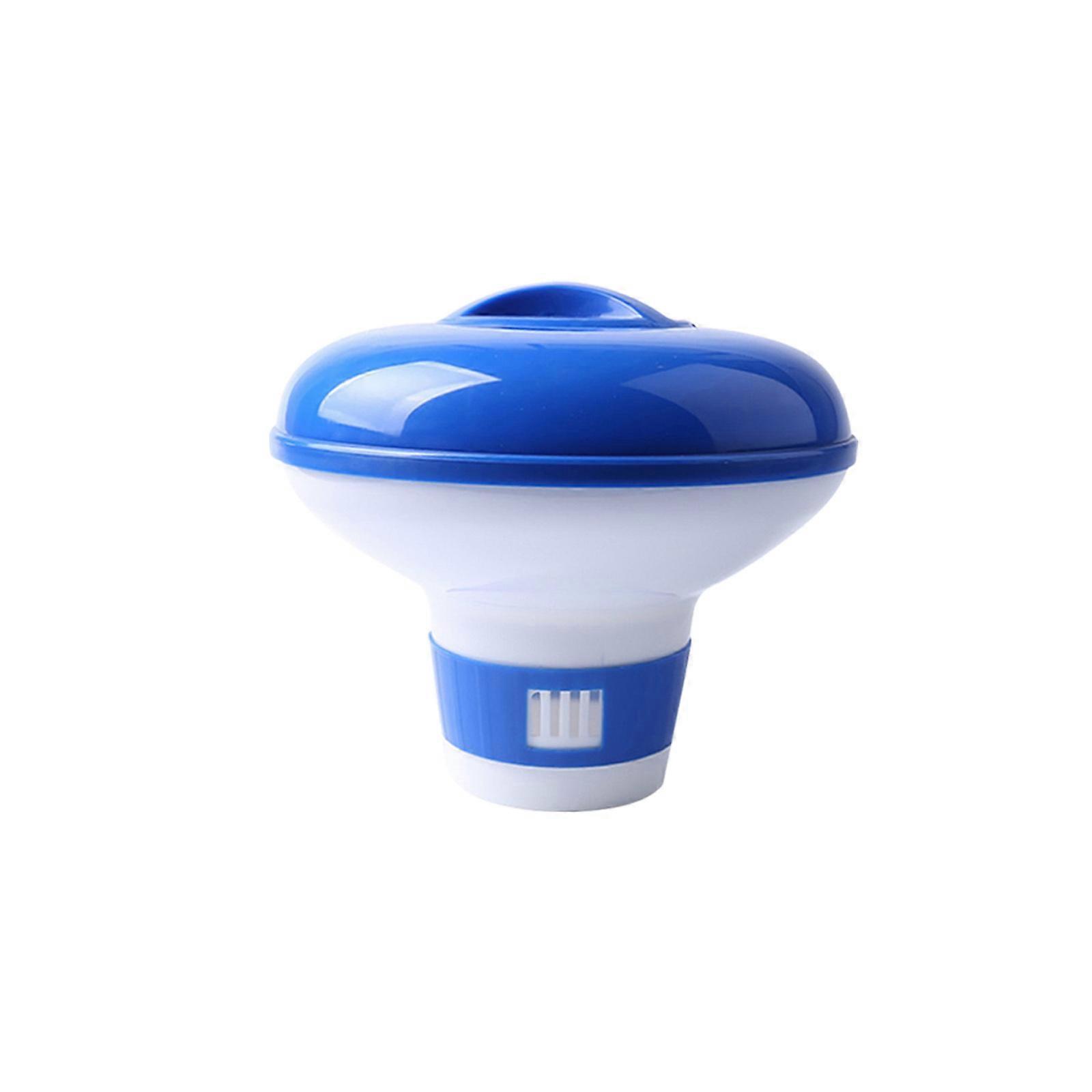 Floating Pool Chlorine Dispenser, Adjustable Flow Vents &amp; Locking Cap, Strong Floating Chlorine