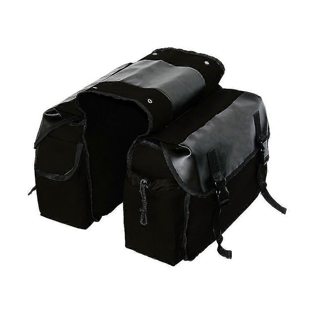 Sykler Bag Pannier Rack, 40l Stor sykkel bag Sykler Bagasje Carrier Bike Bag