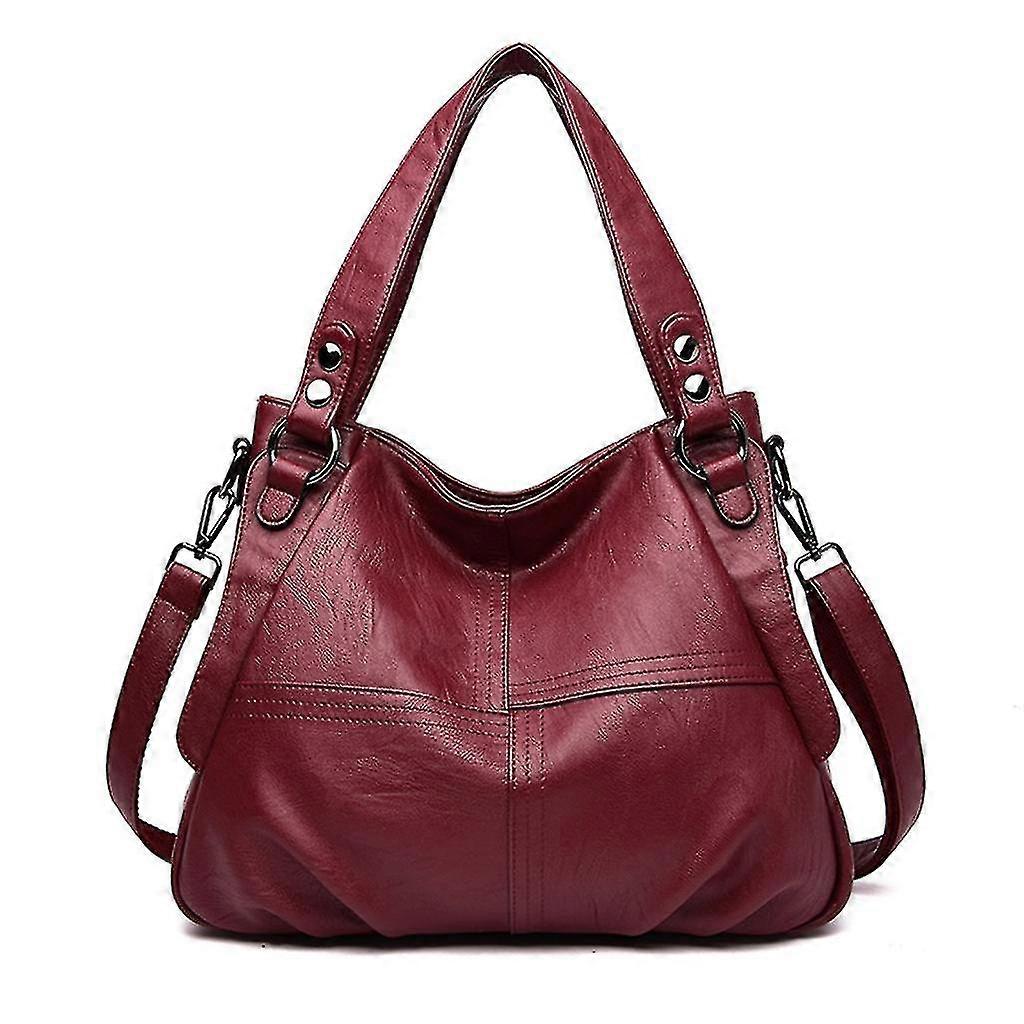PU Leather Top-Handle Bag