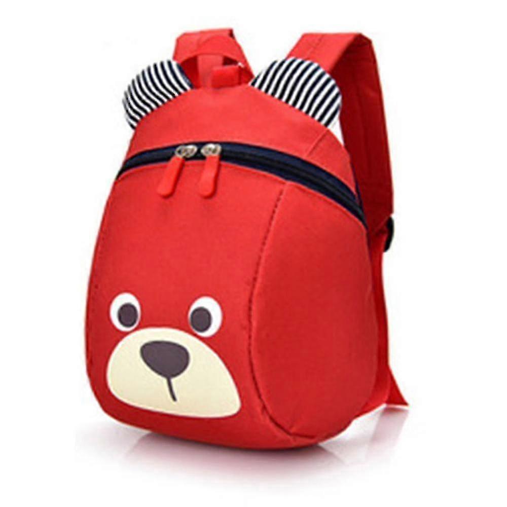 Age 1-2y Cute Bear Small Toddler Backpack With Leash