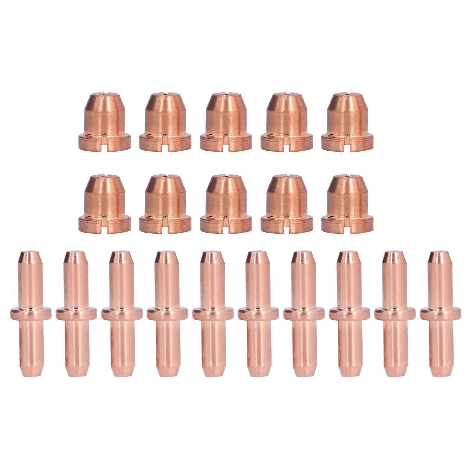 10 Set Plasma Cutter Consumables Electrode Tip Kit Cutting Torch Nozzle Accessories TC80