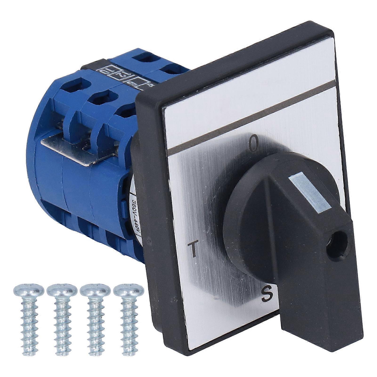 BERM Cam Changeover Switch Current Transfer Rotary Cam Selector 3 Phase 4 Wire CA10