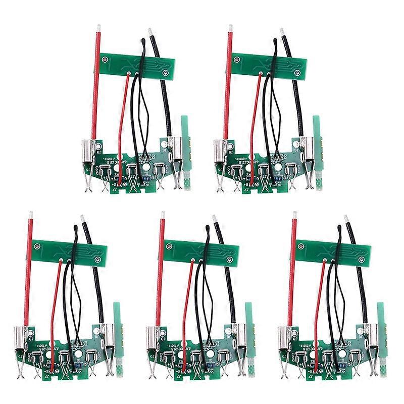 5X BAT610 18V Lithium-Ion Battery PCB Charging Protection Circuit Board For Boschs 18V Li-Ion Battery