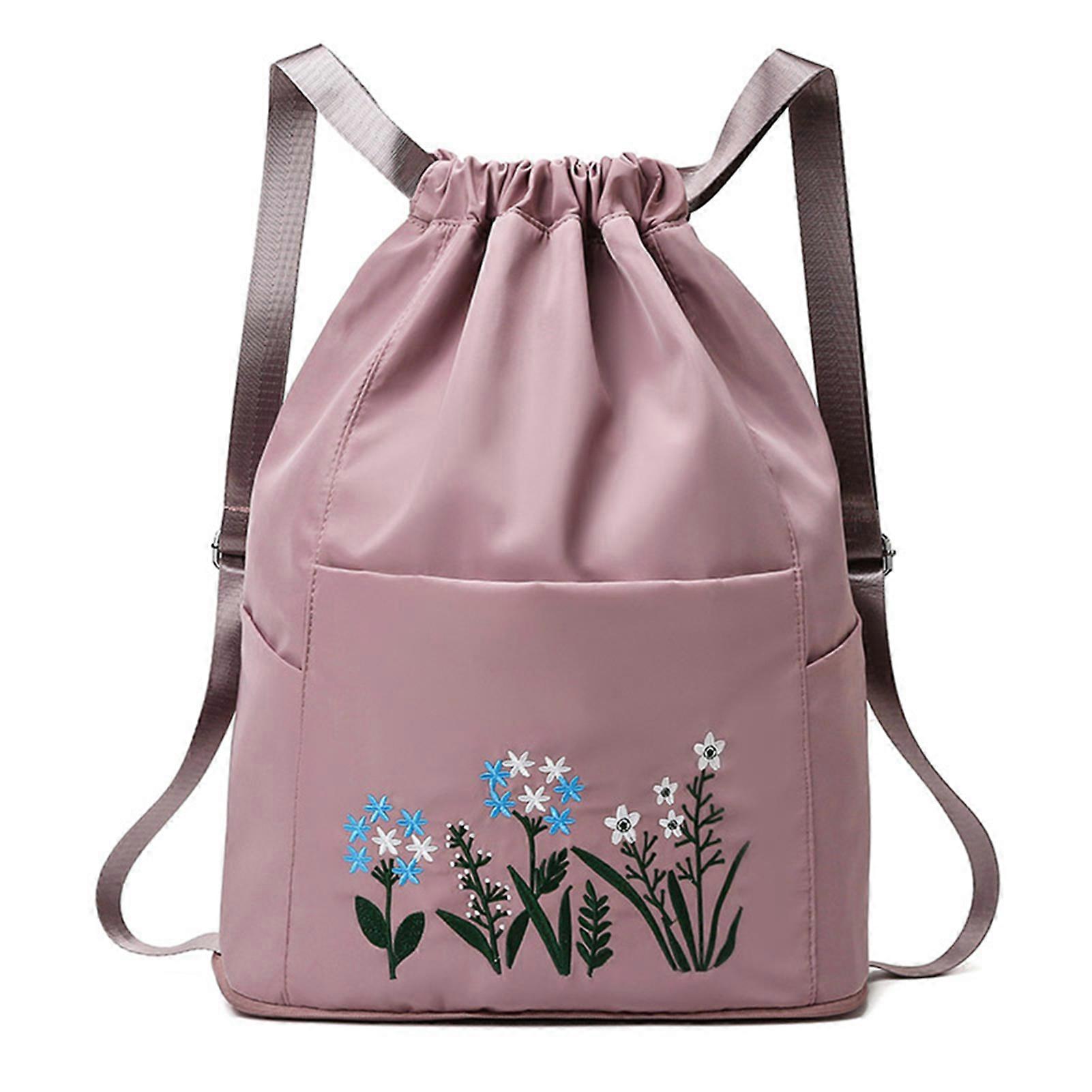 Multifunctional Fitness Travel Bag Large Capacity Foldable Drawstring Backpack
