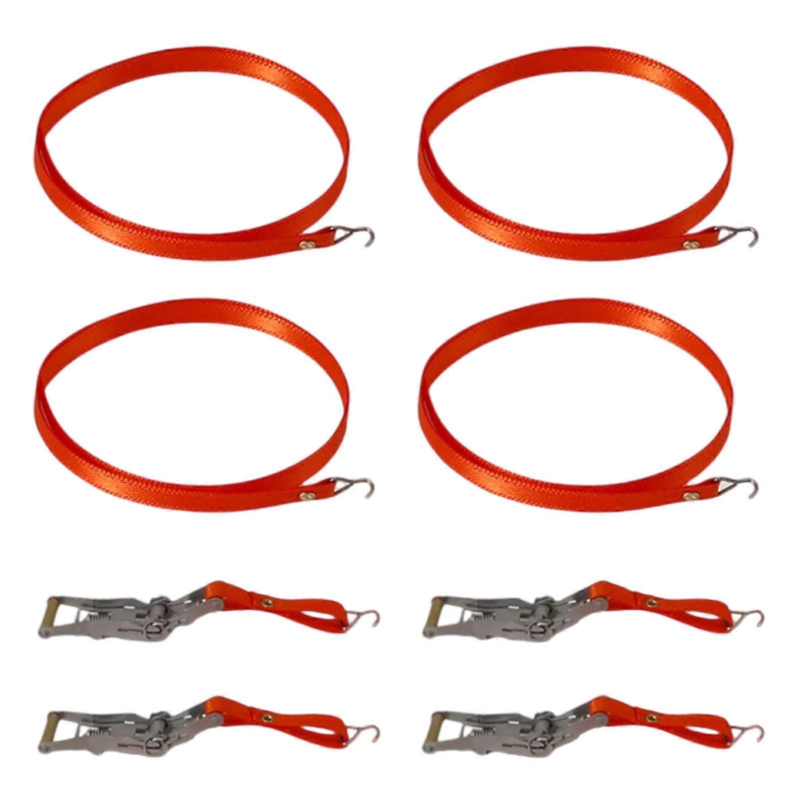 4pcs 39.5mmרצועת משאית RC עבור 1/14 אביזרי משאית נגרר שלט רחוק js