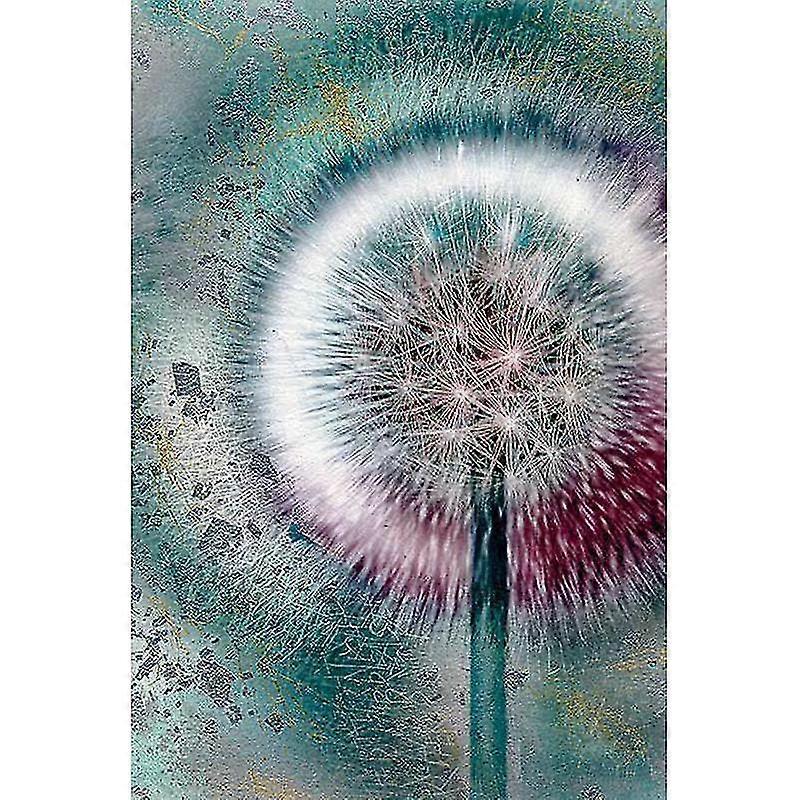 5d Diy Diamond Painting Cross Stitch "abstract Color Dandelion" Diamond Embroidery Mosaic Home Decor