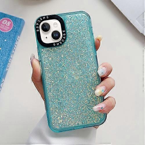 For iPhone 15 Glitter Epoxy Shockproof Mobile Phone Case