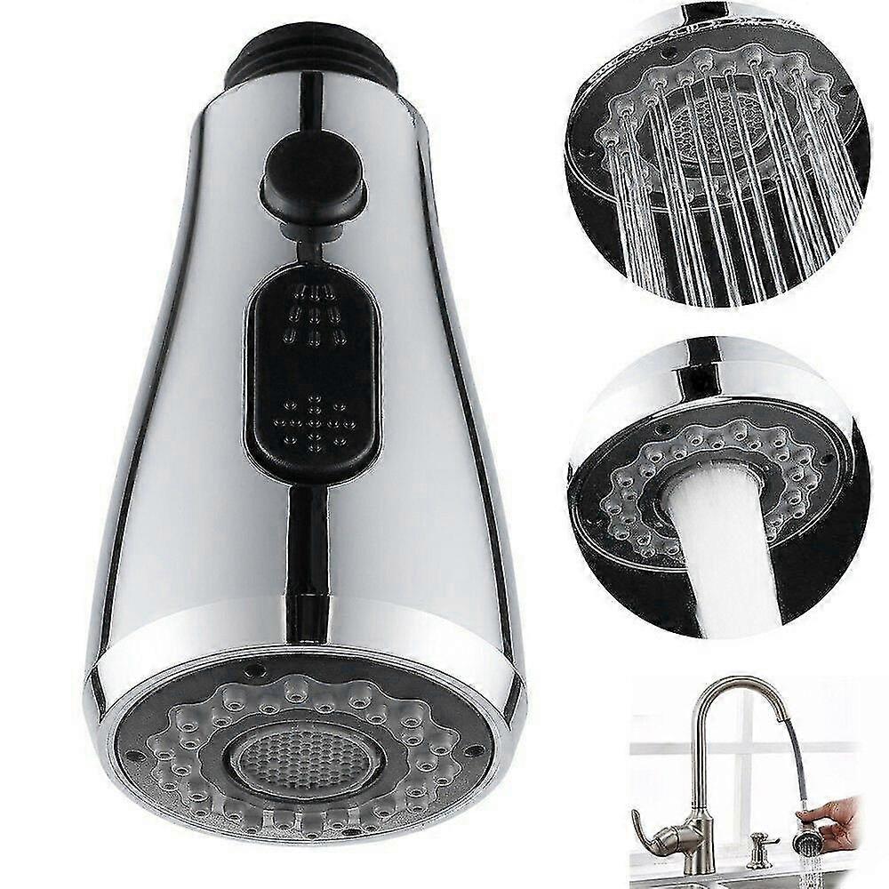 ZK-Pull Down Sink Spray Head Kitchen Faucet Replacement Head 2 Functions Tap Head