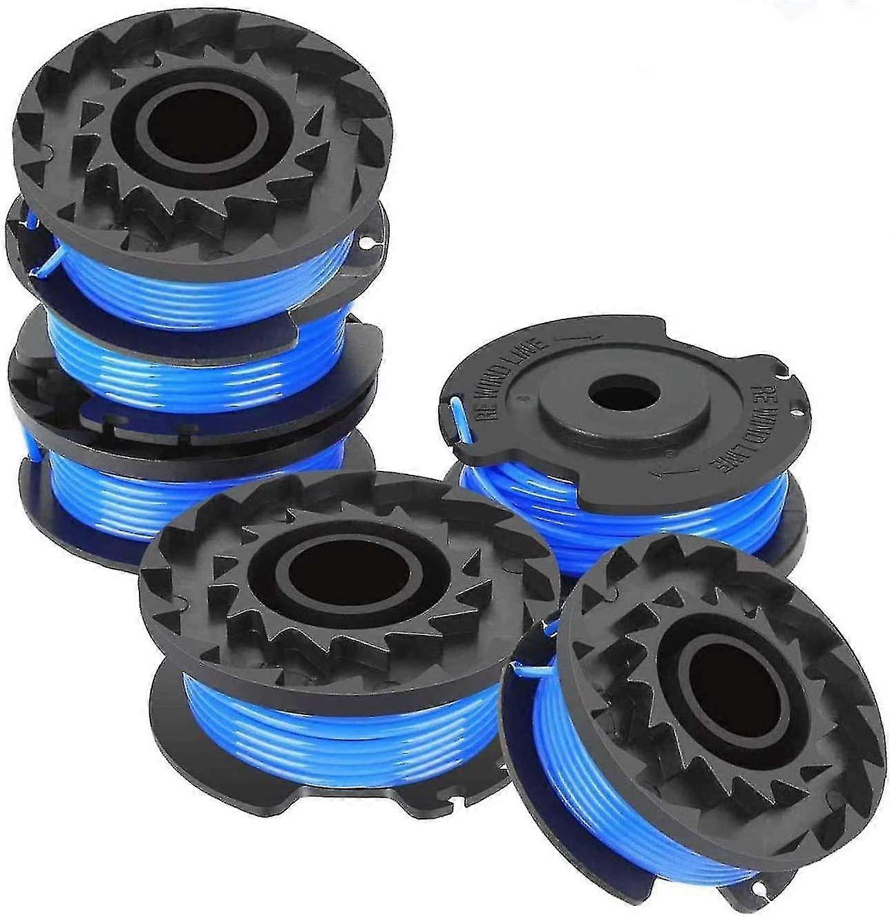 Replacement Spools Compatible With 1.65mm Diameter For 24v String Trimmers G24lt25 G24lt G24lt28 G24lt30m Series4.8m Of Line Per Spool,1.65mm,6pcs Bet