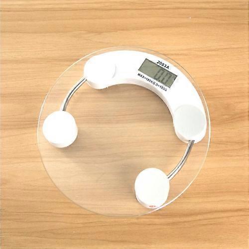 2003A Round Electronic Weighing Scale (White)