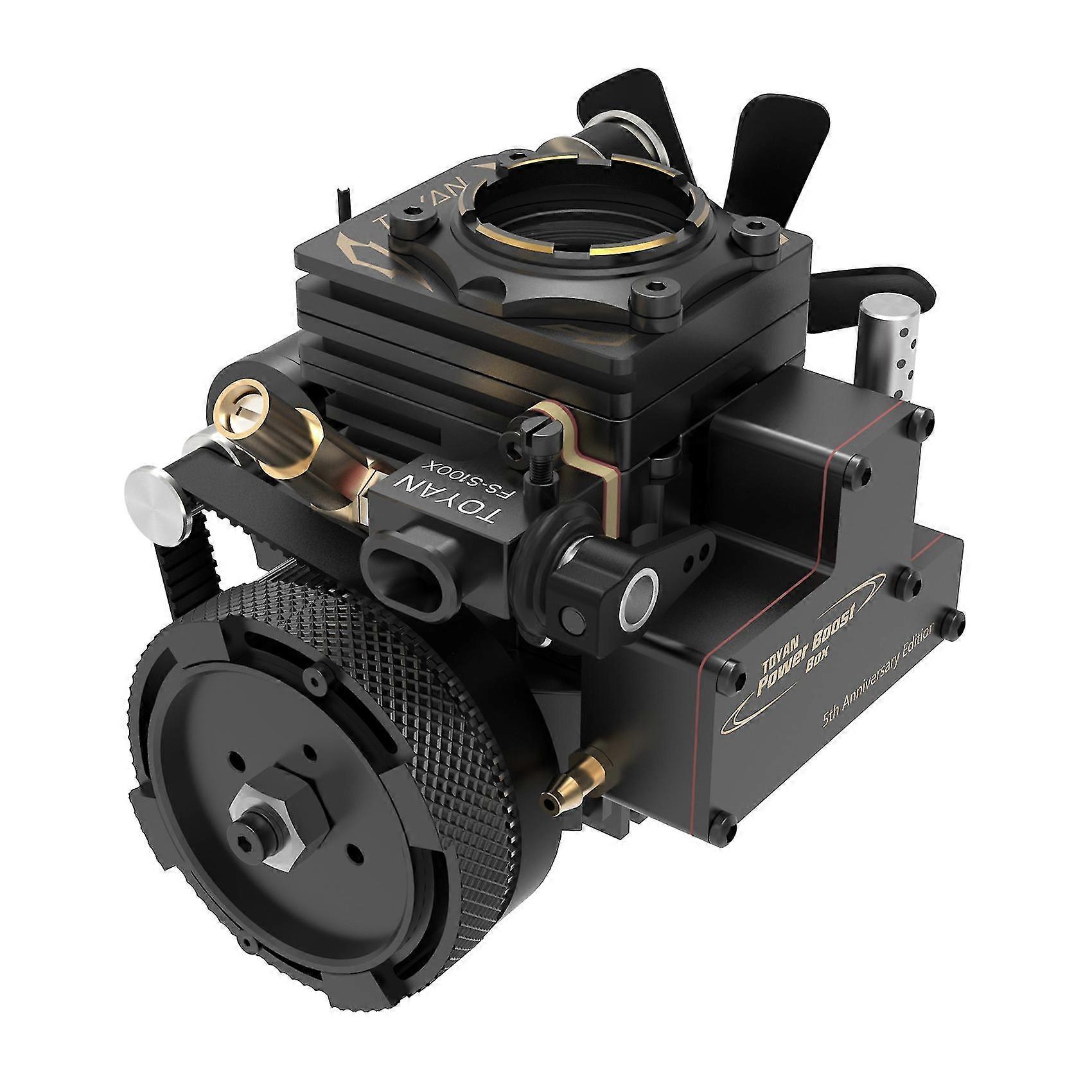 -s100at Single Cylinder 4-stroke Engine Methanol Engine Mini Desktop Engine Model For Rc Car Model