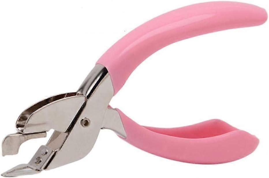 Staplers Staple Puller Remove Tool Stapler Lifter Desktop Claw Force Removal(Pink)