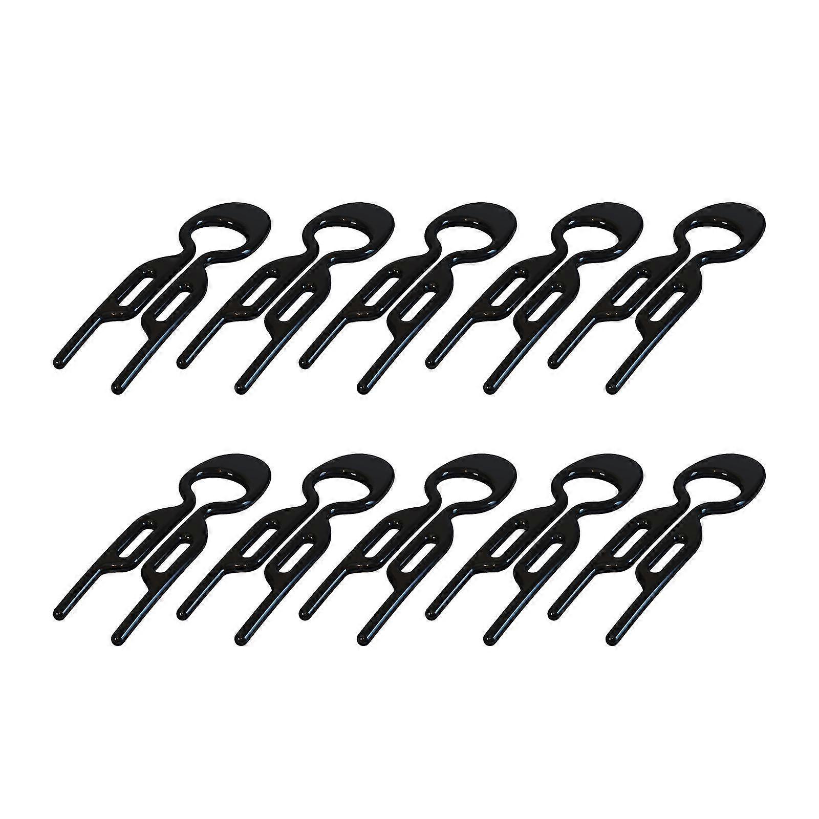 10ks Francúzske špendlíky do vlasov U vidlice do vlasov pre husté dlhé vlasy