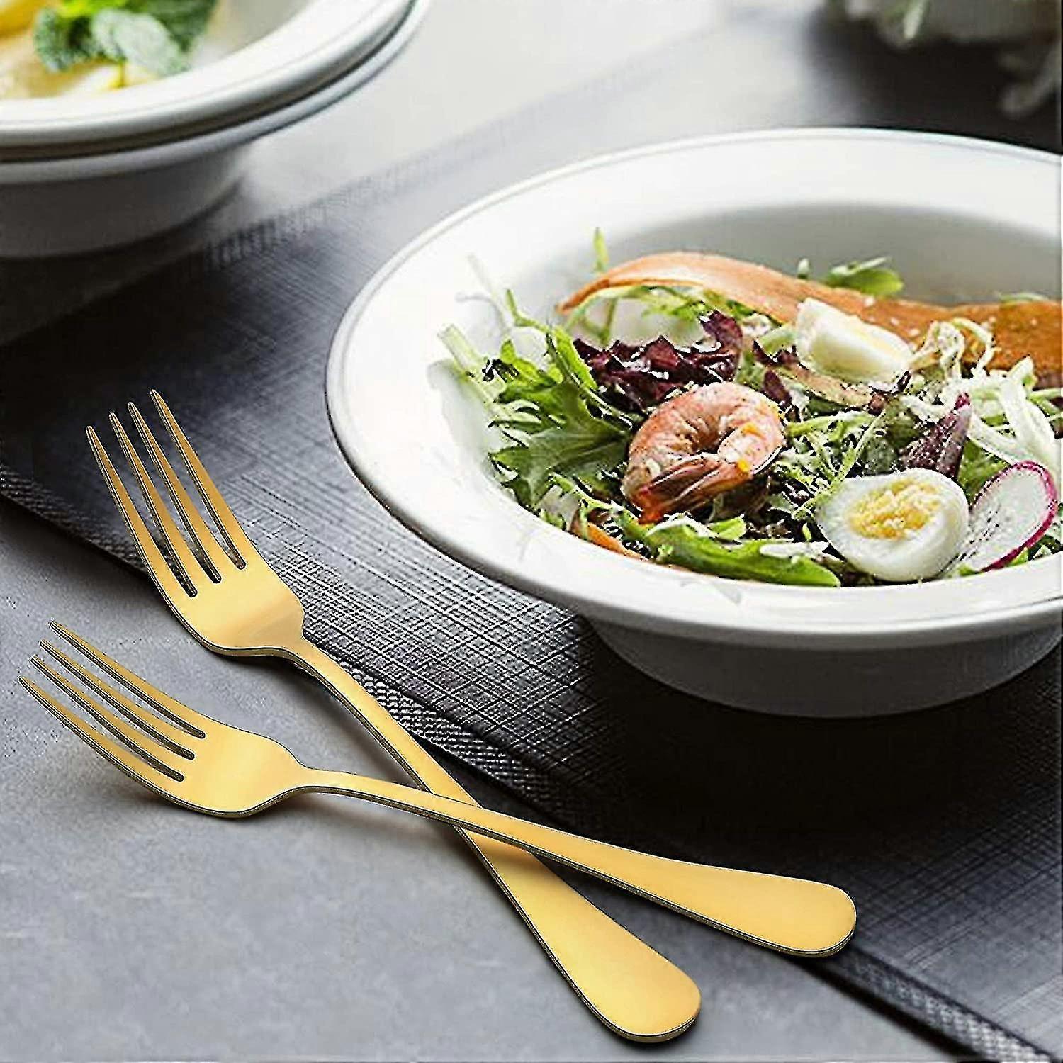 Multicolor Flatware Cutlery Set, 5 Pieces Steel Colorful Silverware Set