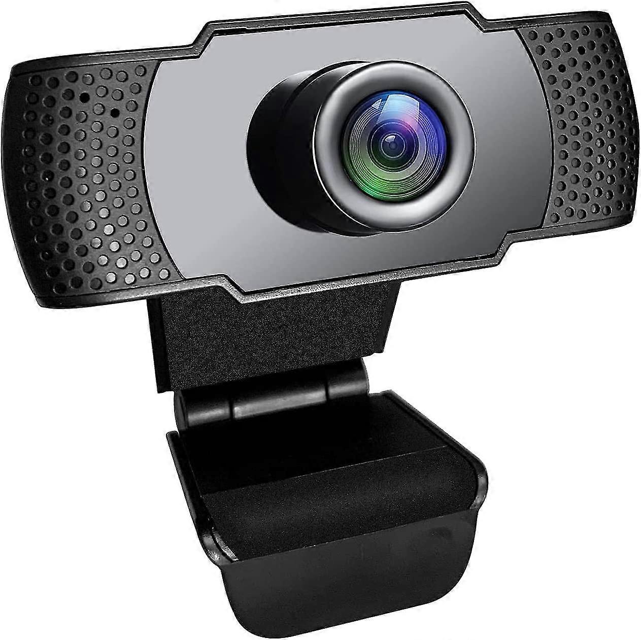 Webcam With Mic: Usb Hd Webcam 1080p - Laptop Desktop Pc Webcams With Swivel Clip For Windows, Video Call, Recording, Conference, Gaming, Live Chat, O