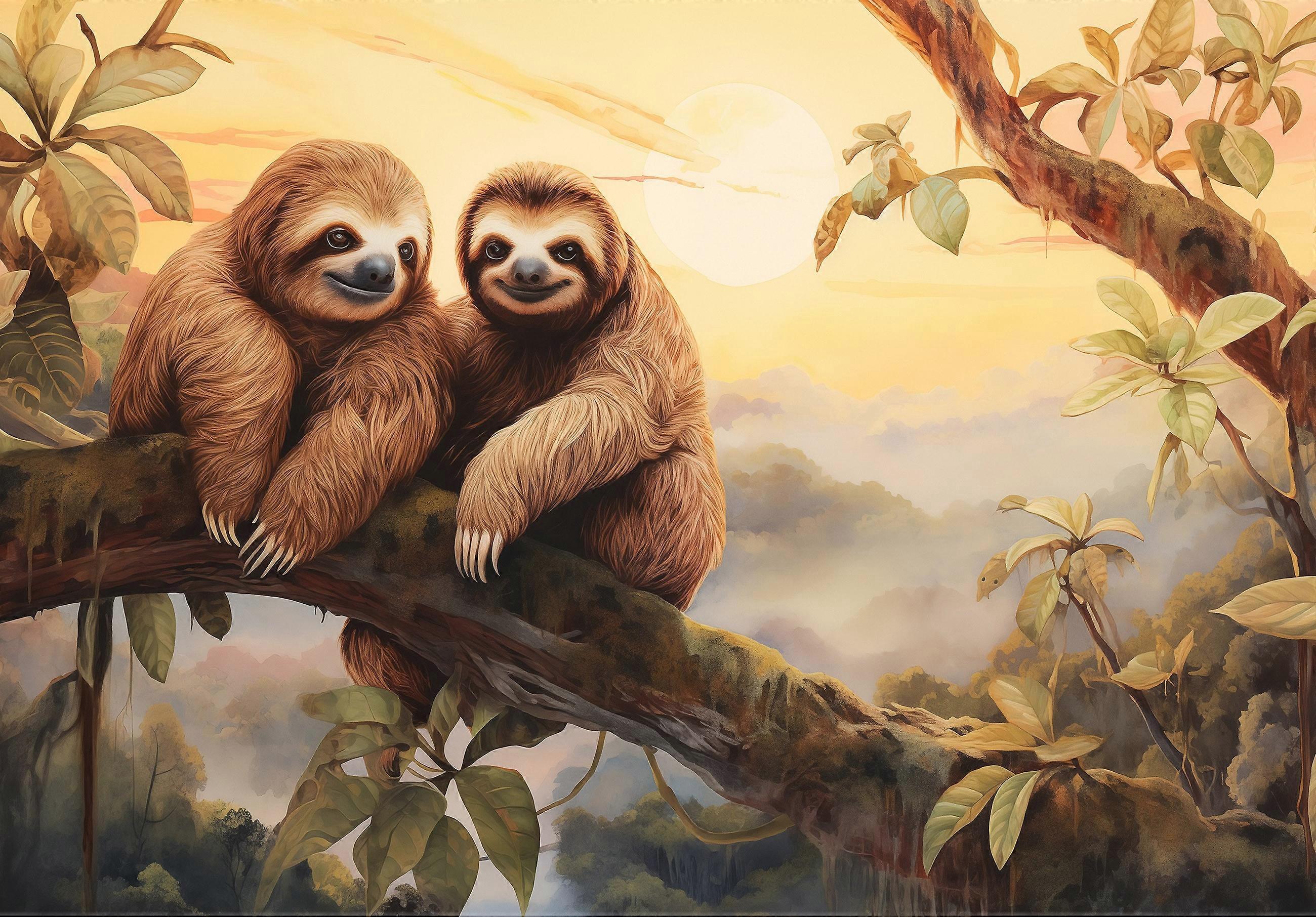 Wall Mural Treetop Buddies