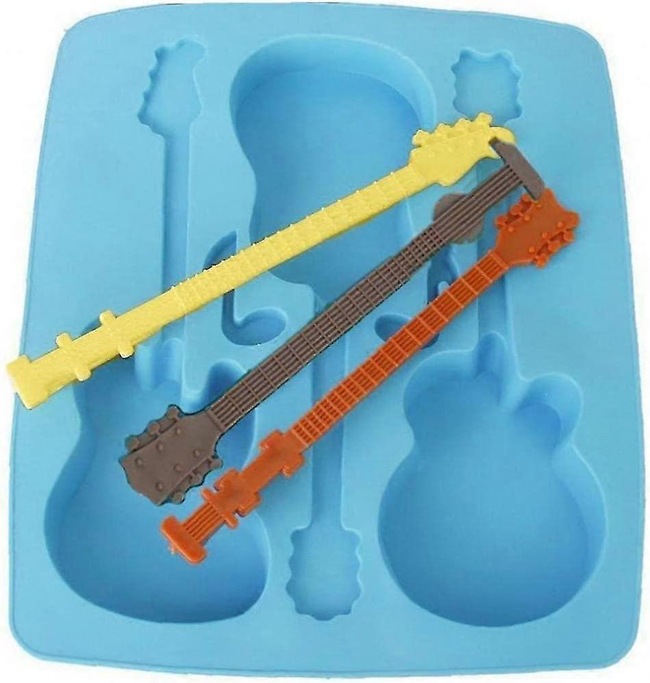 Ice Cube Mold Tray Freeze Chocolate Stencil Shape Silicone Diy Tool Fun For Party (blue1pc)