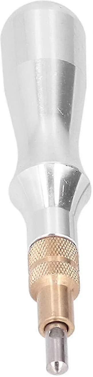 Leather Grooving Tool Adjustable Leather Edge Stitching Groover Leather Processing Tool Leather Edge Trimmer (silver) (1pcs)